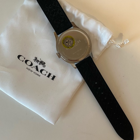 COACH Stainless Steel Rubber Strap Watch - Picture 2 of 6